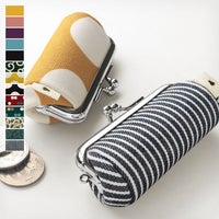 TAWARA型がま口コインケース【帆布・綿布（アソート）】メイン