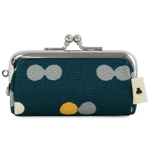 在庫商品】TAWARA型がま口コインケース【帆布・にこだま柄】 [M便 1/6