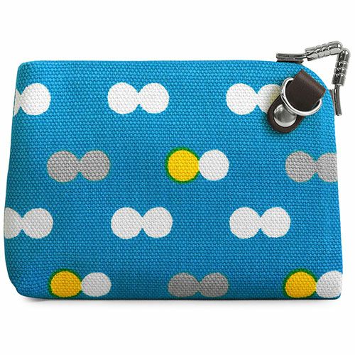 天溝がま口ウォレット【帆布・にこだま柄】