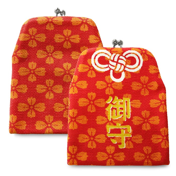 がまポチ袋【帆布 定番柄】 御守り