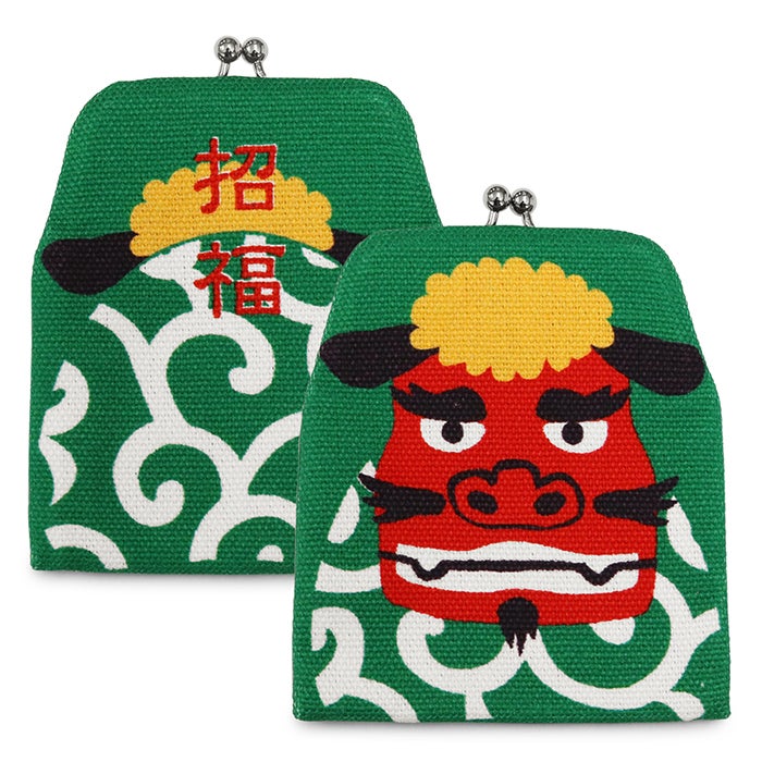 がまポチ袋【帆布 定番柄】 獅子舞