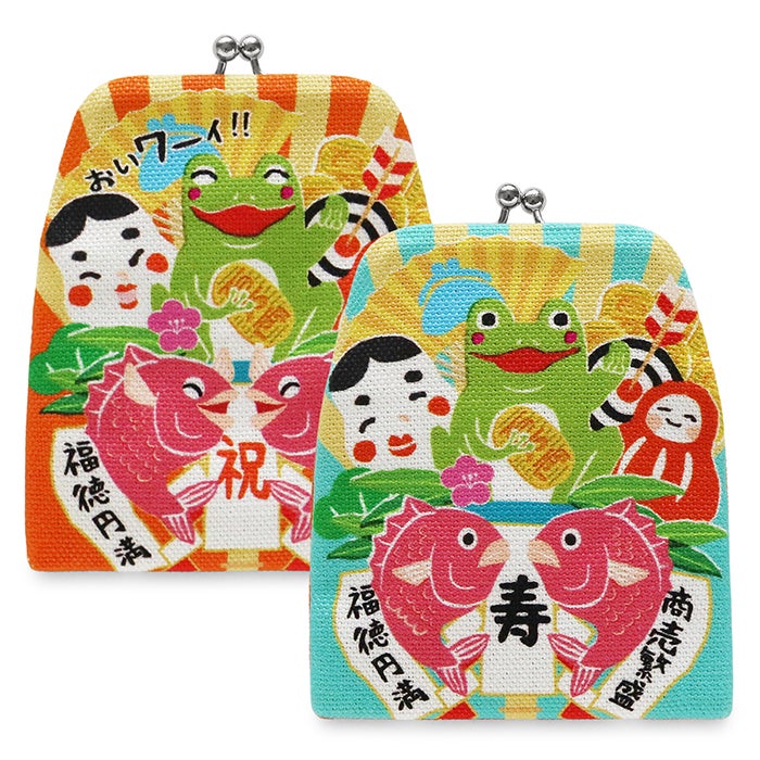 がまポチ袋【帆布 定番柄】 お祝い