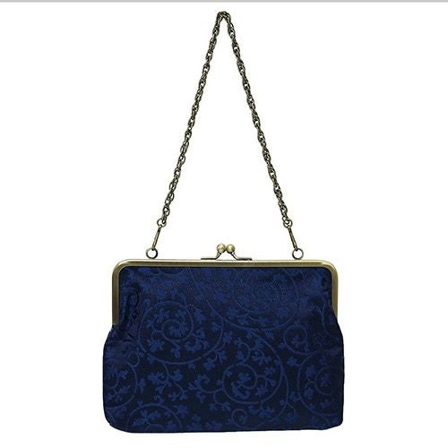 がま口手帳ケース【蛸唐草金襴】