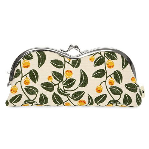 山型がま口メガネケース【帆布・がまの実】