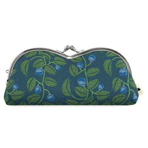 山型がま口メガネケース【帆布・がまの実】