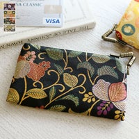 仕切り付きがま口カードケース【金襴】メインイメージ