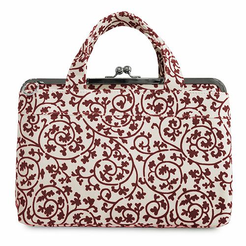 在庫商品】がま口手提げバッグ【帆布・蛸唐草】 | がま口の専門店