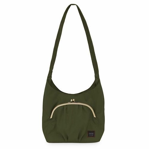 がま口ラフショルダーバッグ【コーデュラ(R)】がま口ラフショルダーバッグ【コーデュラ(R)】