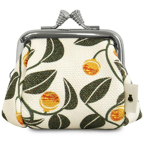 TAWARA型がま口コスメポーチ（極小）【帆布・がまの実】