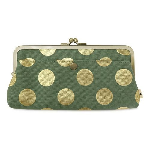 在庫商品】※旧仕様※ 角丸親子がま口長財布【HAKUドット】 [M便 9/10