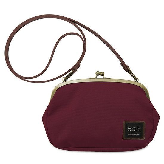 在庫商品】がま口スマホショルダーバッグ【コーデュラ(R)】 [M便 9/10