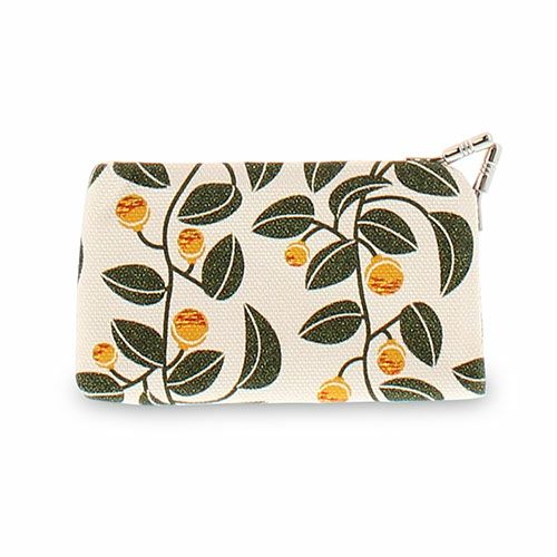 がま口キーケース【帆布・がまの実】