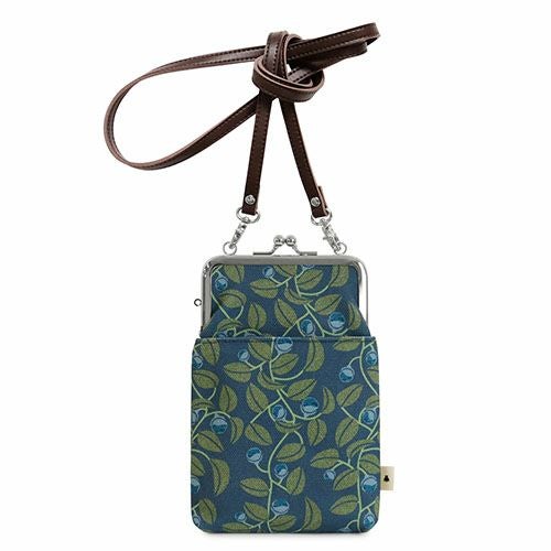 がま口ショルダーケース＋（クッション生地）【帆布・がまの実】