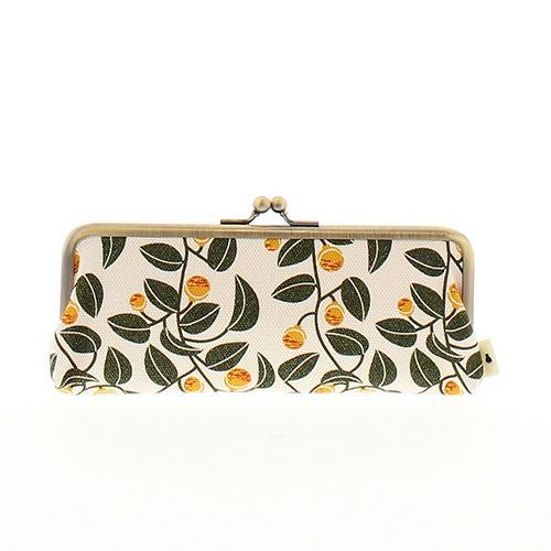 がま口平ペンケース【帆布・がまの実】