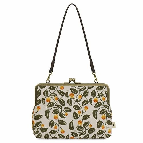 がま口手帳ケース【帆布・がまの実】