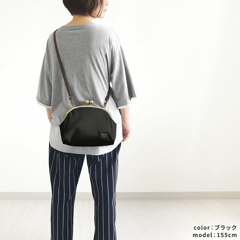 在庫商品】大玉がま口ポシェット【コーデュラ（R）】 | がま口の専門店