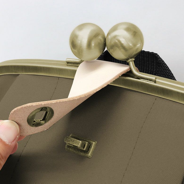 【在庫商品】大玉がま口リュック【コーデュラ（R）】