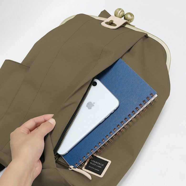 在庫商品】大玉がま口リュック【コーデュラ（R）】 | がま口の専門店