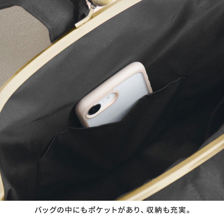 【在庫商品】大玉がま口リュック【コーデュラ（R）】
