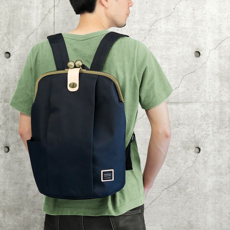 在庫商品】大玉がま口リュック【コーデュラ(R)】 | がま口の専門店 在庫商品】大玉がま口リュック【コーデュラ(R)】 | がま口の専門店