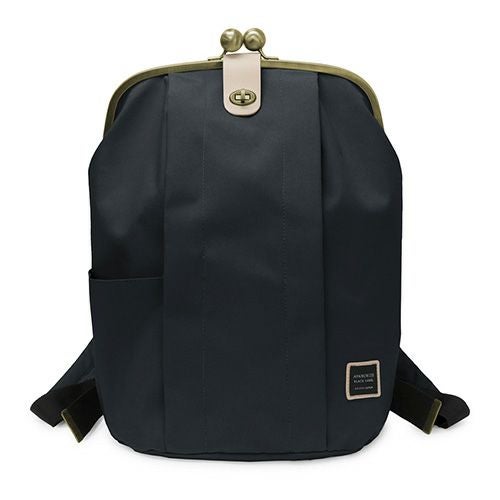 【在庫商品】大玉がま口リュック【コーデュラ（R）】