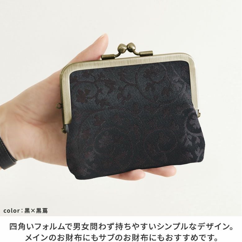 在庫商品】平親子がま口財布【蛸唐草金襴】 [M便 1/3] | がま口の専門