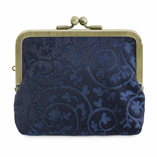 平親子がま口財布【蛸唐草金襴】