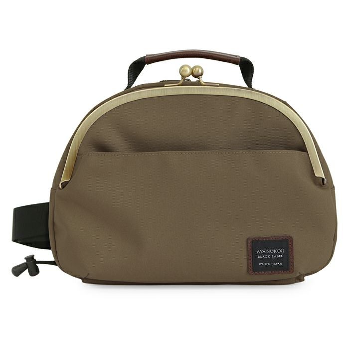 がま口ポシェット型ボディバッグ【コーデュラ（R）】