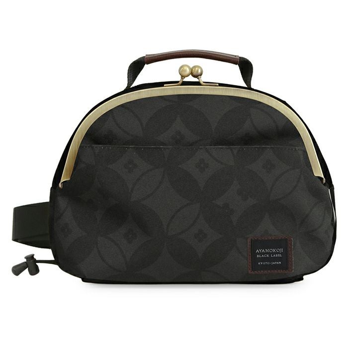 在庫商品】がま口ポシェット型ボディバッグ【コーデュラ（R