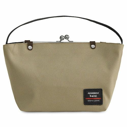 フレームがま口ワンハンドルミニバッグ【Sarei コーデュラ（R）re/cor（TM）（コーデュラレコー）】