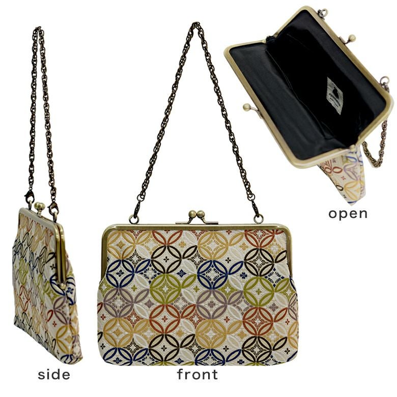 がま口手帳ケース【金襴】ディテール