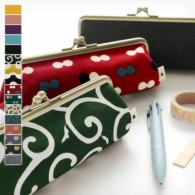 TAWARA型がま口ペンケース【帆布・綿布（アソート）】メインカット