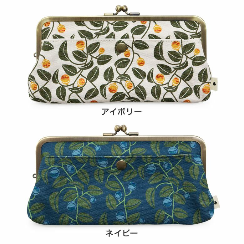 在庫商品】※旧仕様※ 角丸親子がま口長財布【がまの実】 [M便 9/10