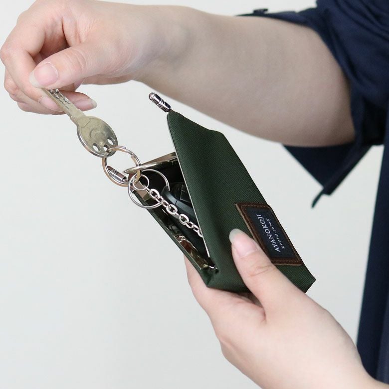 在庫商品】がま口キーケース【コーデュラ(R)】 [M便 1/6] | がま口の