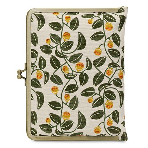 がま口ブックカバー500ページ用 文庫/A6/500P対応【帆布・がまの実】