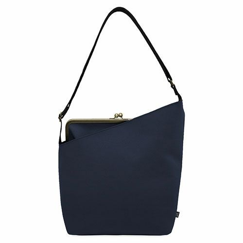 がま口縦型ワンショルダーバッグ【Sarei コーデュラ（R）re/cor（TM）（コーデュラレコー）】