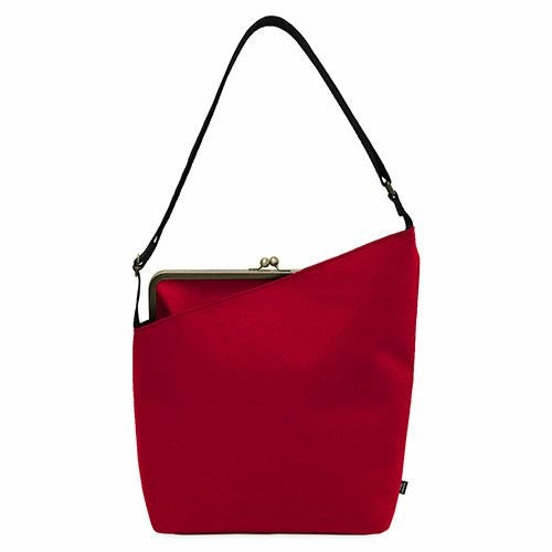 在庫商品】がま口縦型ワンショルダーバッグ【Sarei コーデュラ（R）re