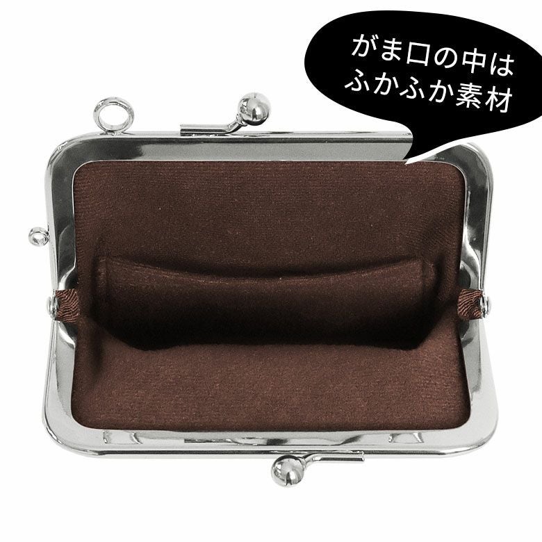 在庫商品】がま口ショルダーケース＋（クッション生地）【HAKUにゃんこ