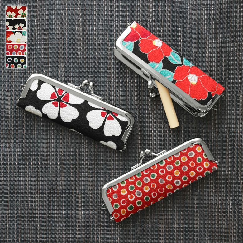 がま口印鑑ケース【ちりめん】