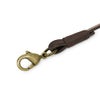 手提げ用 41cmレザー角ヒモ（茶色巻き）