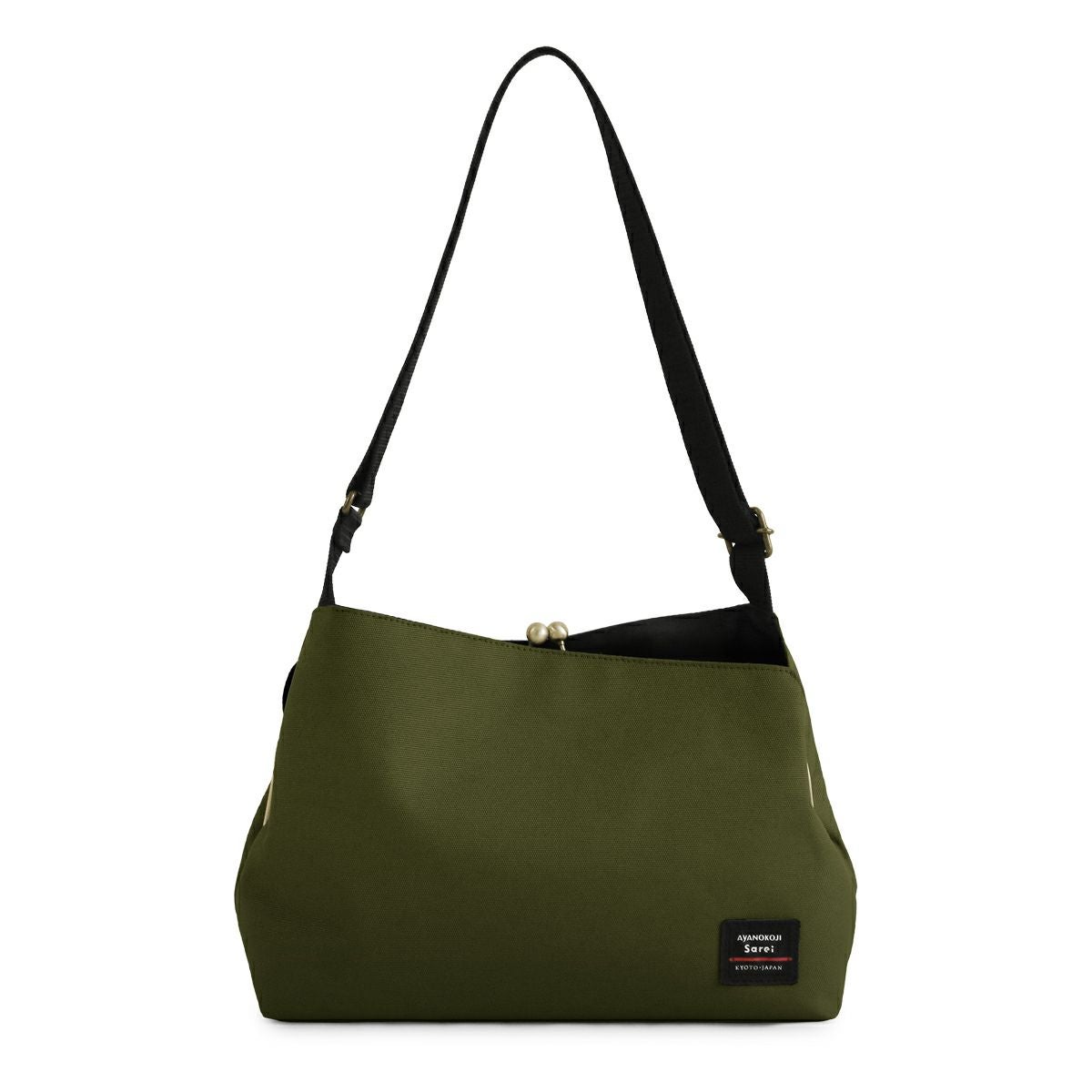 がま口スマートワンショルダーバッグ【Sarei コーデュラ(R) re/cor(TM)（コーデュラレコー）・MONTANA】