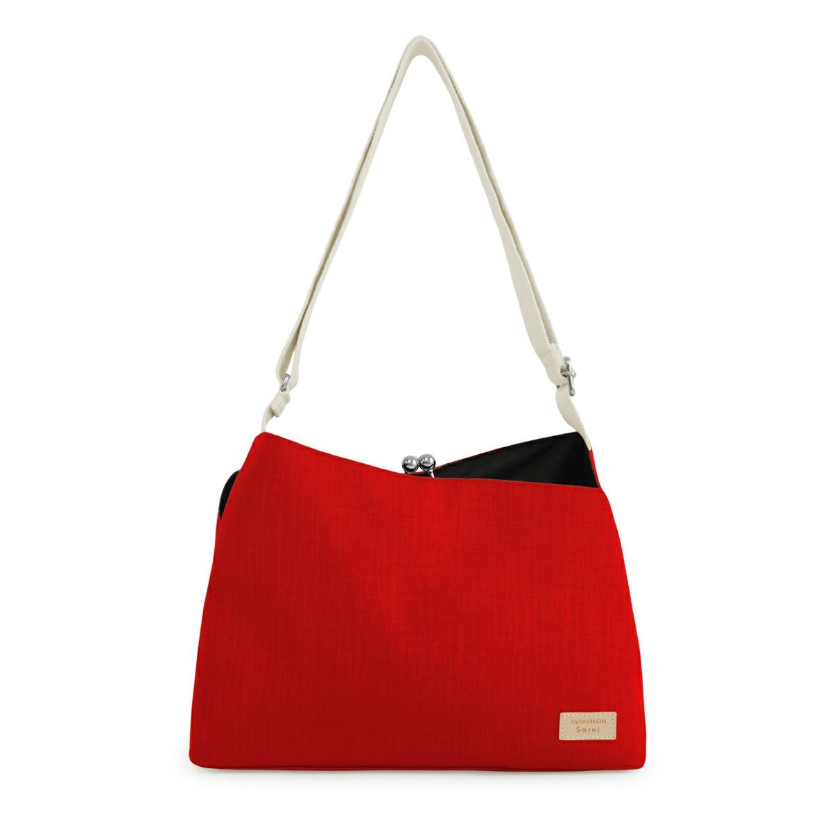 在庫商品】がま口スマートワンショルダーバッグ【Sarei コーデュラ(R