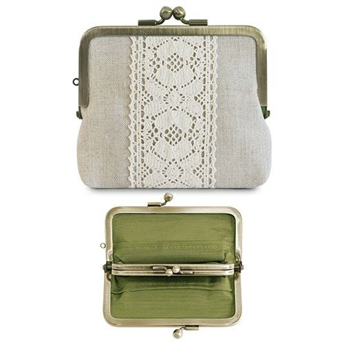 平親子がま口財布【リネン】