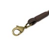 手提げ用 14cmレザー角ヒモ（茶色巻き）