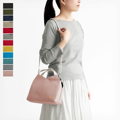 がま口レイヤードショルダーバッグ【Sarei コーデュラ(R) re/cor(TM)（コーデュラレコー）・MONTANA】