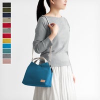 がま口レイヤードショルダーバッグ【Sarei コーデュラ(R) re/cor(TM)（コーデュラレコー）・MONTANA】