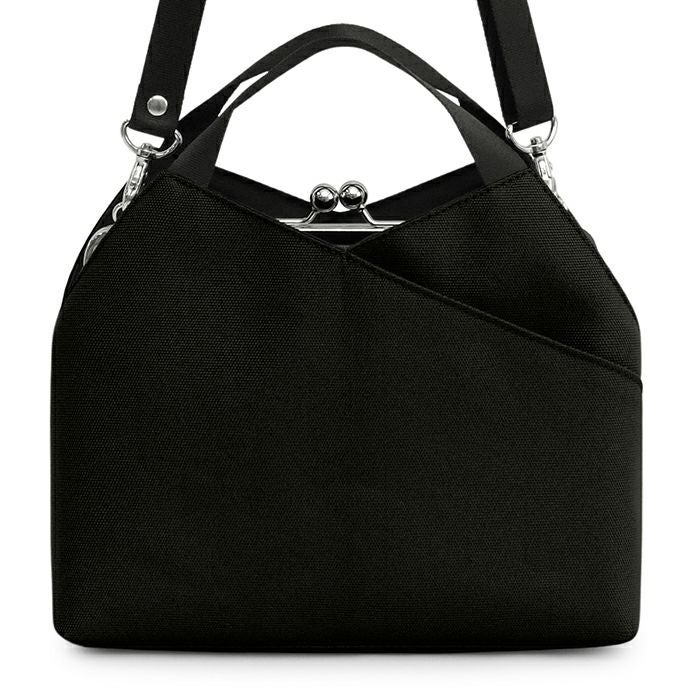 がま口レイヤードショルダーバッグ【Sarei コーデュラ(R) re/cor(TM)（コーデュラレコー）・MONTANA】