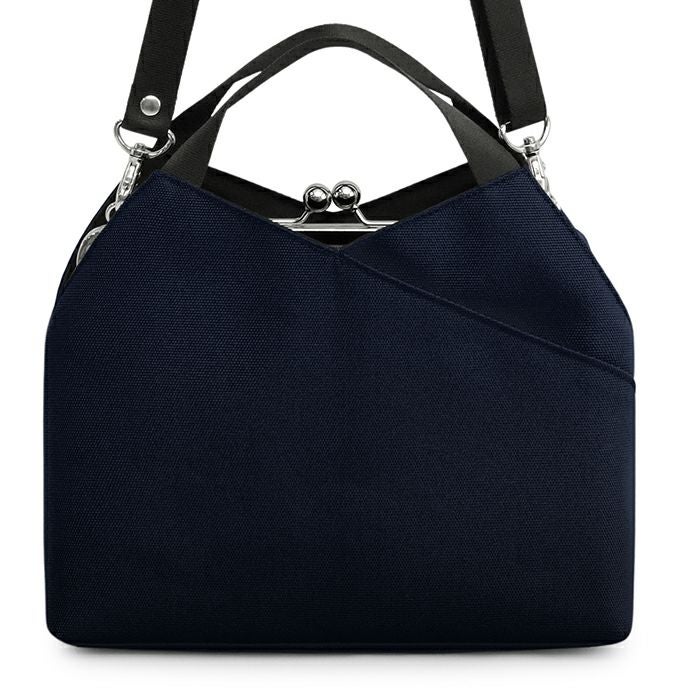 がま口レイヤードショルダーバッグ【Sarei コーデュラ(R) re/cor(TM)（コーデュラレコー）・MONTANA】