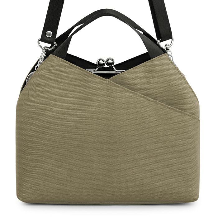 がま口レイヤードショルダーバッグ【Sarei コーデュラ(R) re/cor(TM)（コーデュラレコー）・MONTANA】