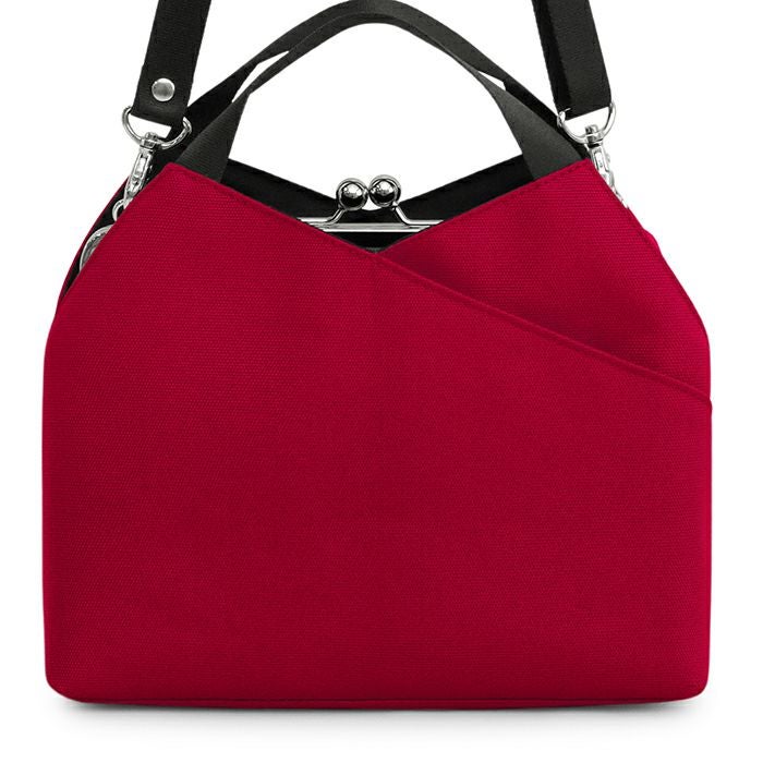 がま口レイヤードショルダーバッグ【Sarei コーデュラ(R) re/cor(TM)（コーデュラレコー）・MONTANA】